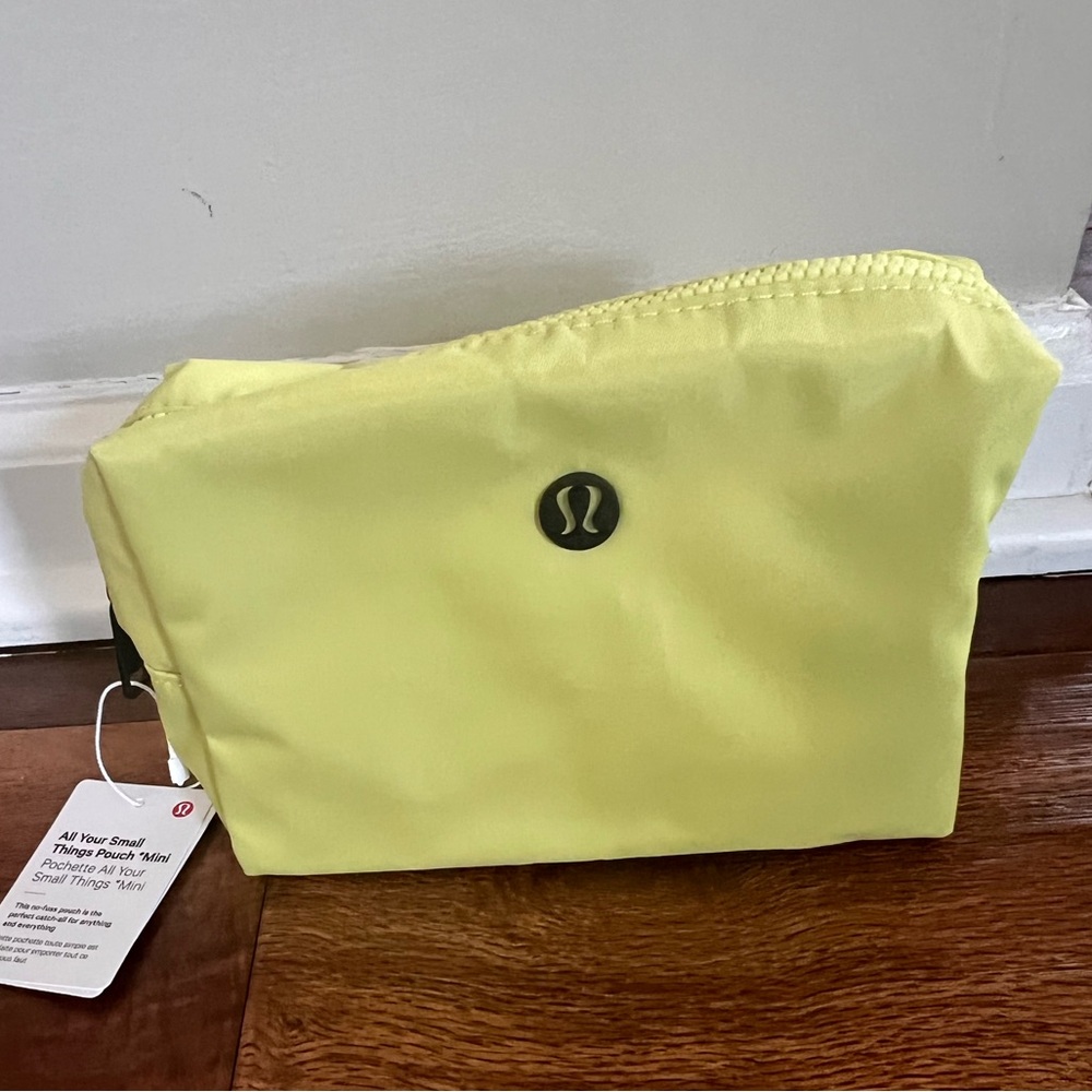 Lululemon Athletica Lime Green Mini Pouch